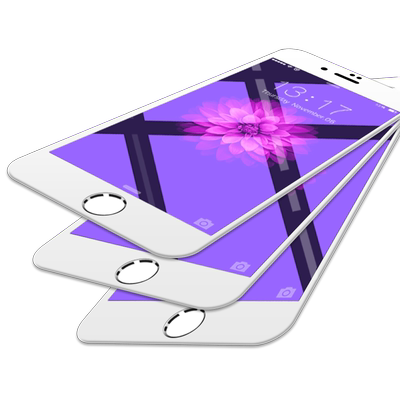 苹果钢化膜iphone6全屏蓝光防摔