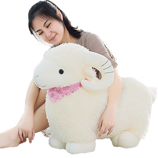 可爱羊羊毛绒玩具小绵羊公仔苏西大号陪伴女孩玩偶布娃娃公仔礼物