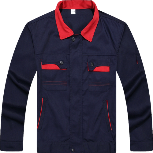 春秋修理厂电焊工作服套装男工人加厚帆布耐磨工装长袖劳保服上衣