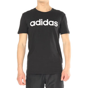 Adidas/阿迪达斯正品当季新款NEO运动圆领透气休闲短袖T恤 DM4285