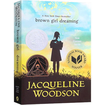 黑人女孩的梦想英文原版Brown Girl Dreaming纽伯瑞银奖 儿童文学小说儿童成长故事 种族问题人权运动意识 历史故事毛边版