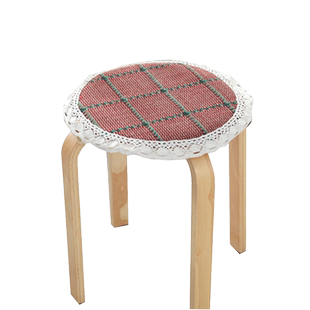 冬季防滑圆凳椅子垫四季圆形坐垫圆凳坐垫学生餐椅垫圆凳子套薄款