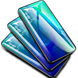 适用opporeno钢化膜oppo reno10十倍变焦版oppreno1全屏opopreno手机opporone蓝光opooreno原装poopreno玻璃