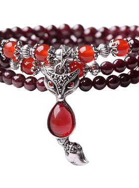 臻唯天然石榴石手链多