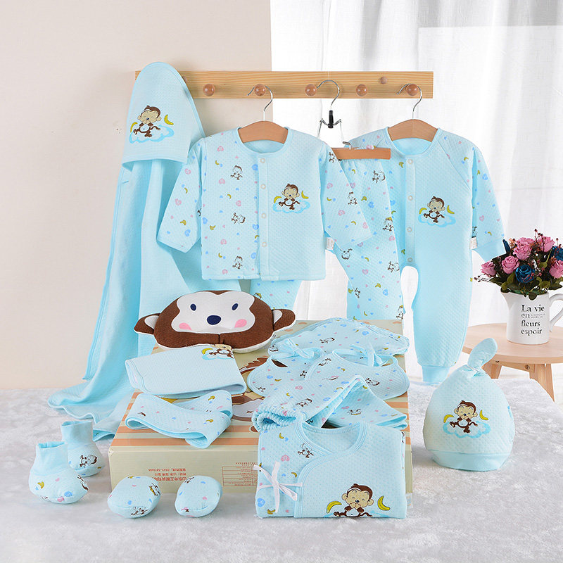 Coffret cadeau pour nouveau-né - Vêtements + Fournitures - Ref 1975117 Image 1