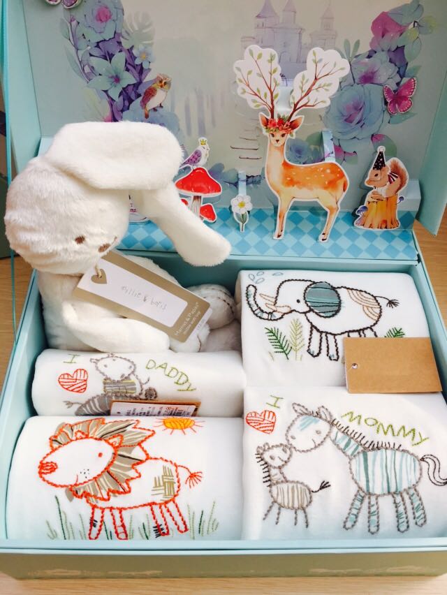 Coffret cadeau pour bébé en coton - Ref 1976790 Image 5