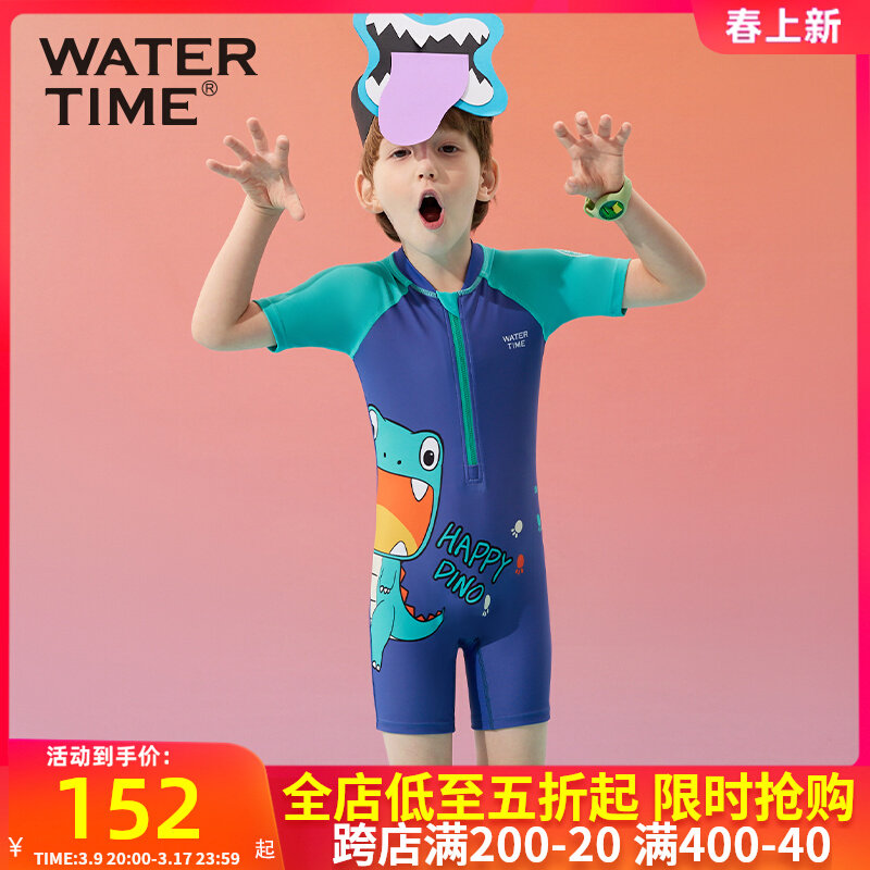 bộ bơi dài tay trẻ em Đồ bơi trẻ em WaterTime Đồ bơi một mảnh cho bé trai dễ thương WaterTime Đồ bơi dài tay nhanh khô cho trẻ em bộ bơi dài tay bé trai đồ bơi cho trẻ con