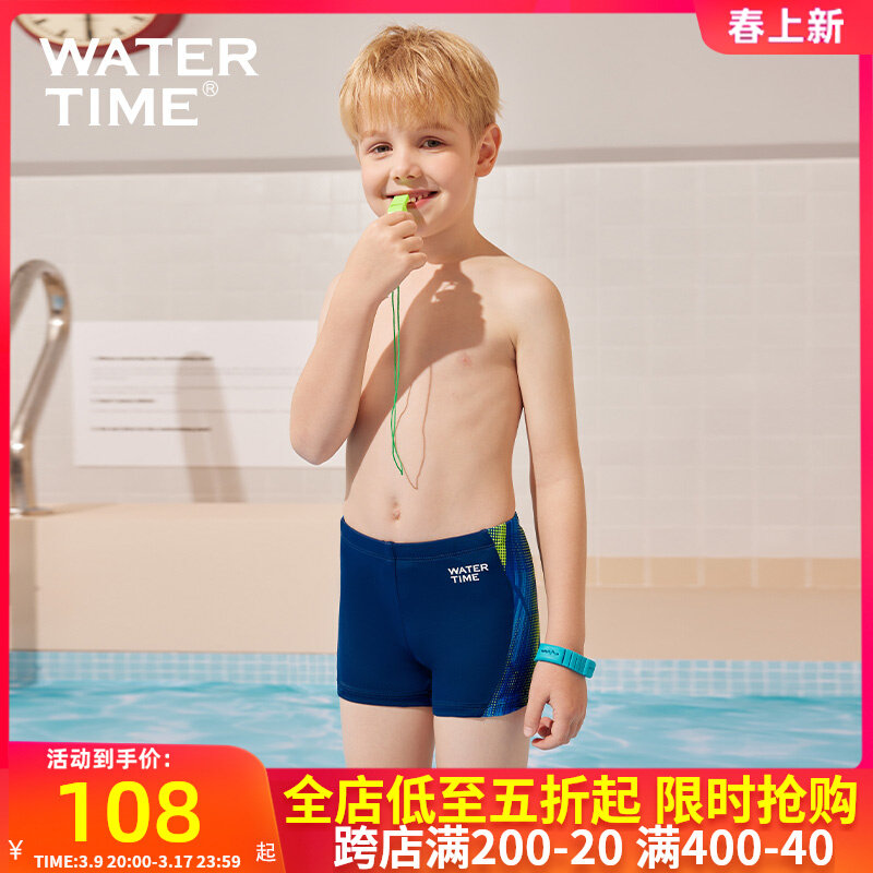áo bơi bé gái Quần bơi trẻ em WaterTime dành cho trẻ vừa và lớn huấn luyện chuyên nghiệp chống clo nhanh khô in hình thân thiện với da cho bé trai đồ bơi bé gái 5 tuổi áo tắm trẻ con