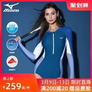 Đồ bơi Mizuno bộ đồ lướt sóng dài tay một mảnh chống nắng chuyên nghiệp đồ bơi bảo tồn chống clo đồ bơi giảm béo cỡ lớn dành cho nữ bộ bơi nữ đẹp bikini 2 mảnh