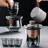 Cắm Trại Du Lịch Trà Bộ Cá Nhân Di Động Nhanh Cốc Di Động Uống Trà Ấm Trà Bộ Thiết Bị bộ ấm chén du lịch