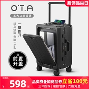 OTA mở trước vali nam 20 inch nhỏ đa chức năng lên máy bay vali mới rộng xe đẩy kinh doanh vali du lịch vali tốt
