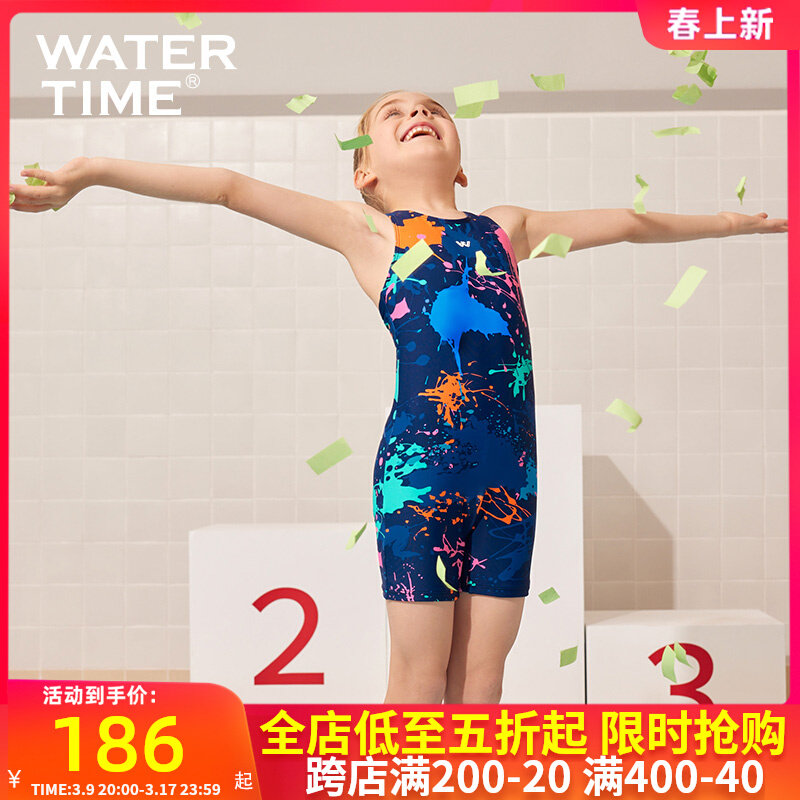 do boi em be Đồ bơi trẻ em WaterTime thi đấu khô nhanh chống clo huấn luyện chuyên nghiệp Đồ bơi một mảnh dành cho trẻ em và bé gái từ trung niên trở lên áo bơi trẻ em nam đồ bơi bé trai tay dài