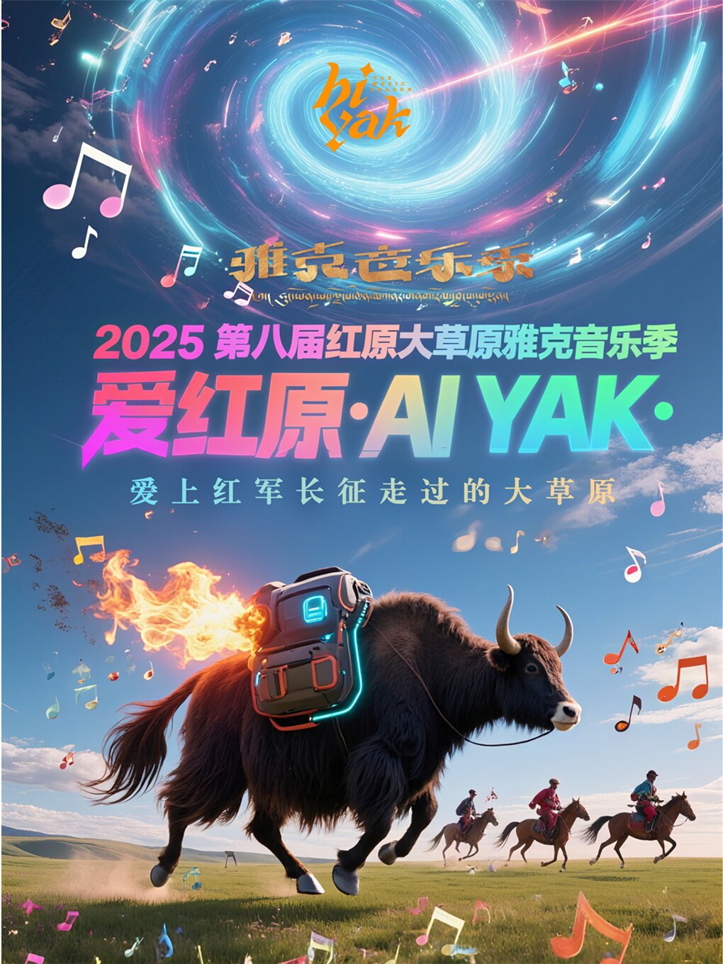 阿坝2025年第八届红原大草原雅克音乐季