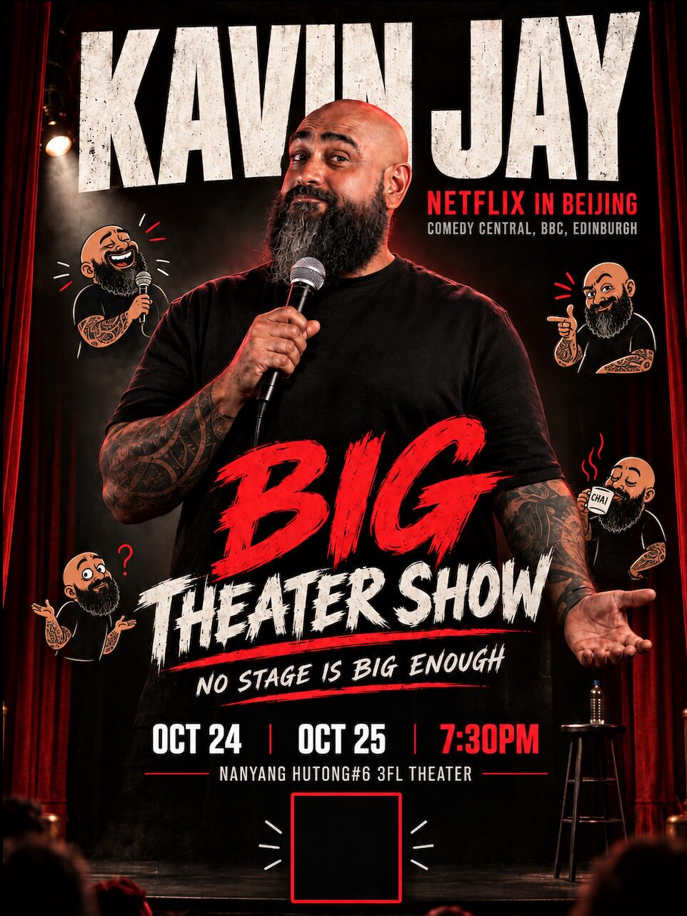 英文脱口秀 · Netflix大咖 Kavin Jay 北京专场