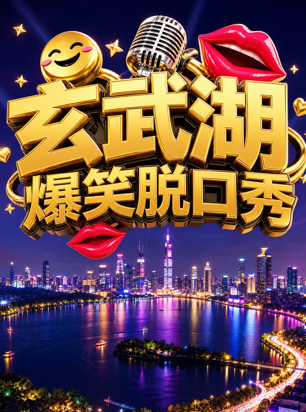 【南京】玄武湖脱口秀｜每天3点和9点｜喜剧部落精品场｜场场爆满｜轻松解压