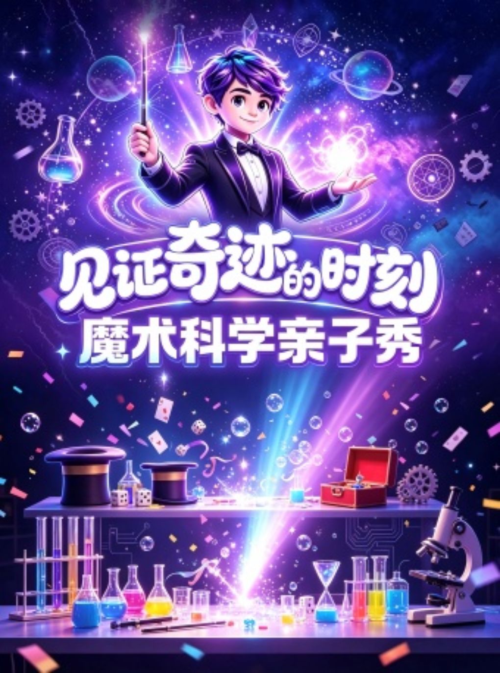【北京】科学与魔术亲子秀《奇迹的时刻》