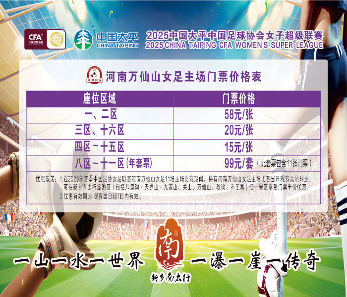 新乡2025年中国足球协会女子超级联赛