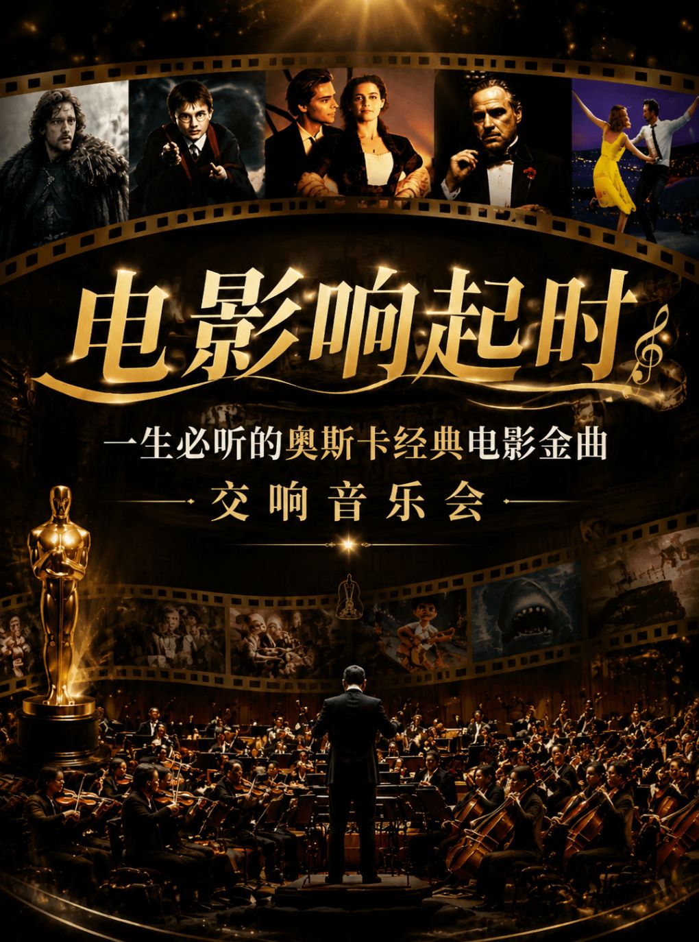 “电影响起时”一生必听的奥斯卡电影金曲交响音乐会