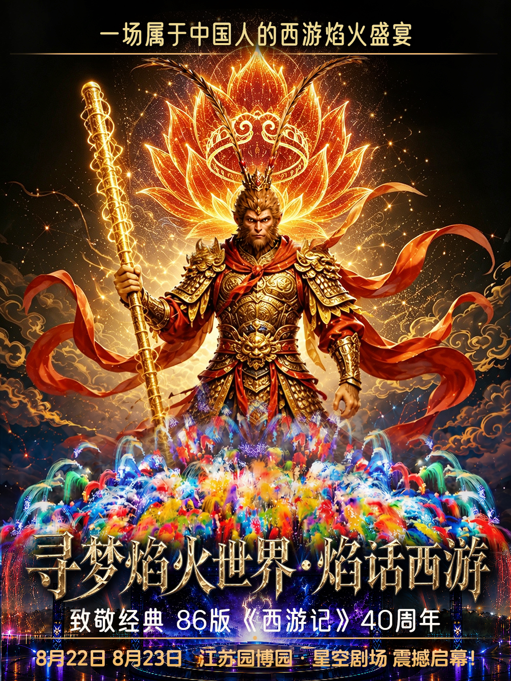 大型西游主题焰火秀-寻梦焰火世界焰话西游（南京站…
