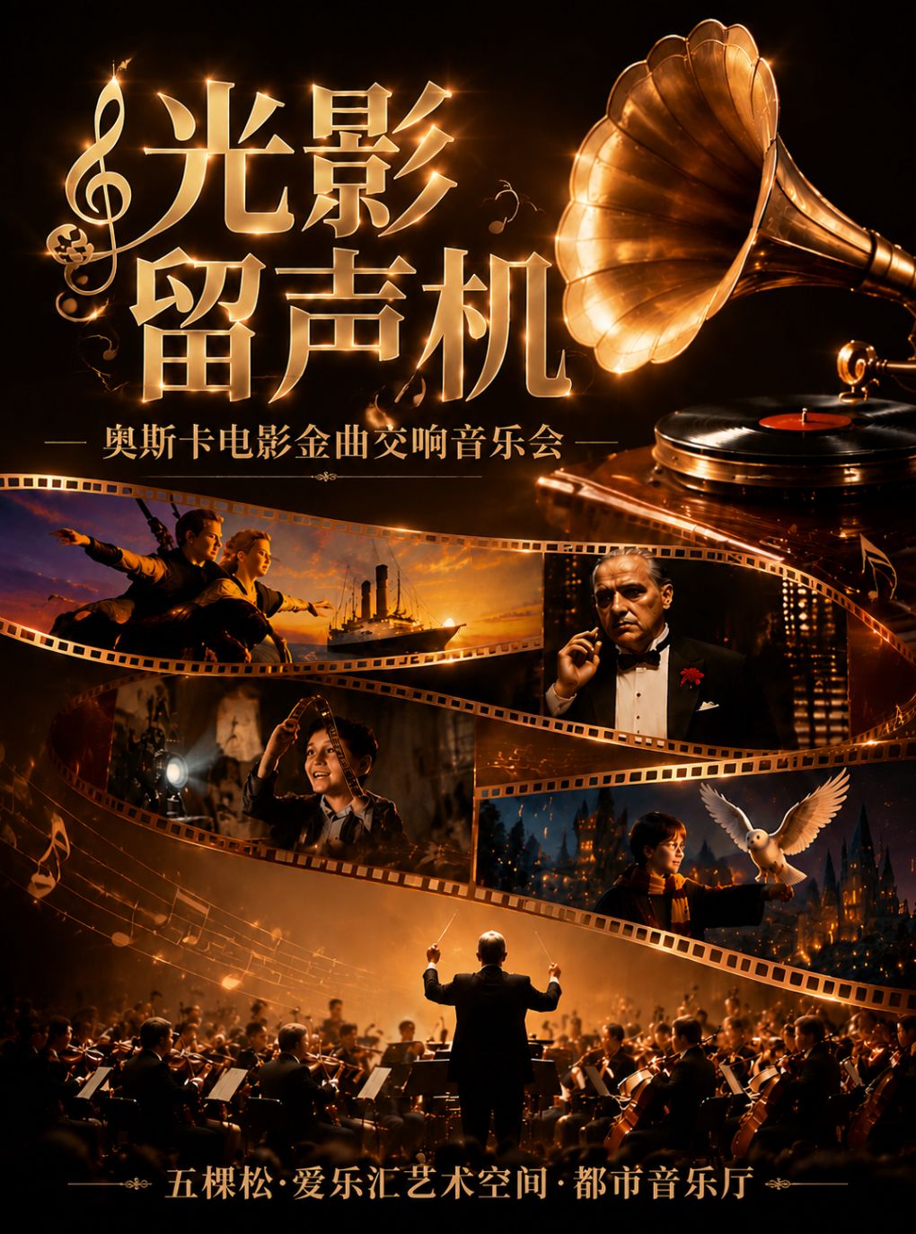 “光影留声机”一生必听的奥斯卡电影金曲交响音乐会