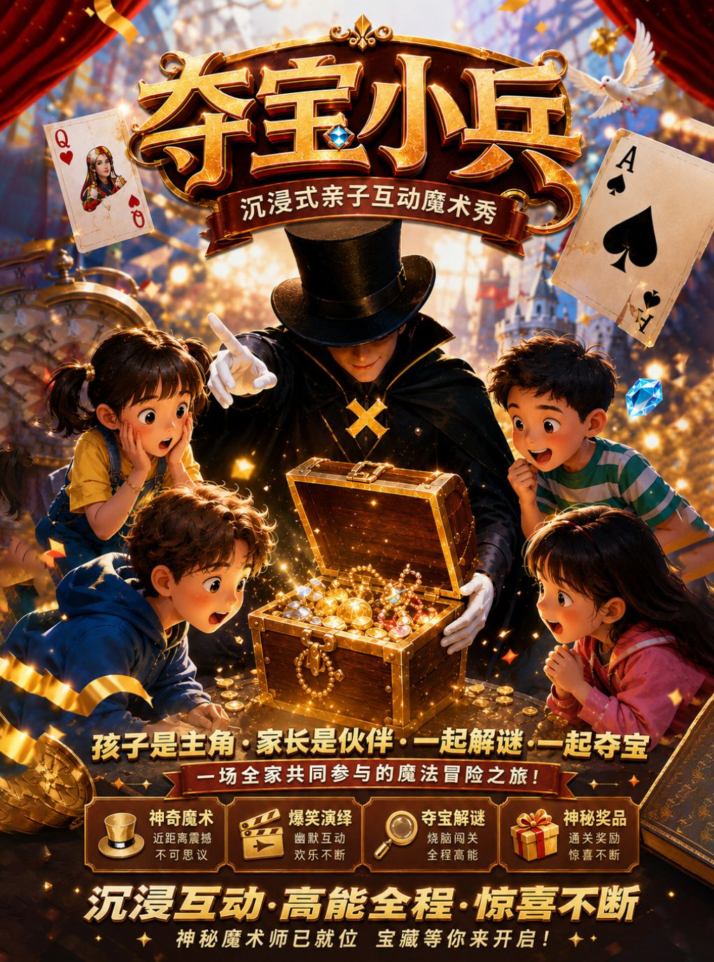 热门活动-【上海】南京东路外滩 |奇迹研究所· 沉浸式亲子魔术秀《夺宝小兵》神奇·爆笑•互动| 合家欢 | 刘谦推荐