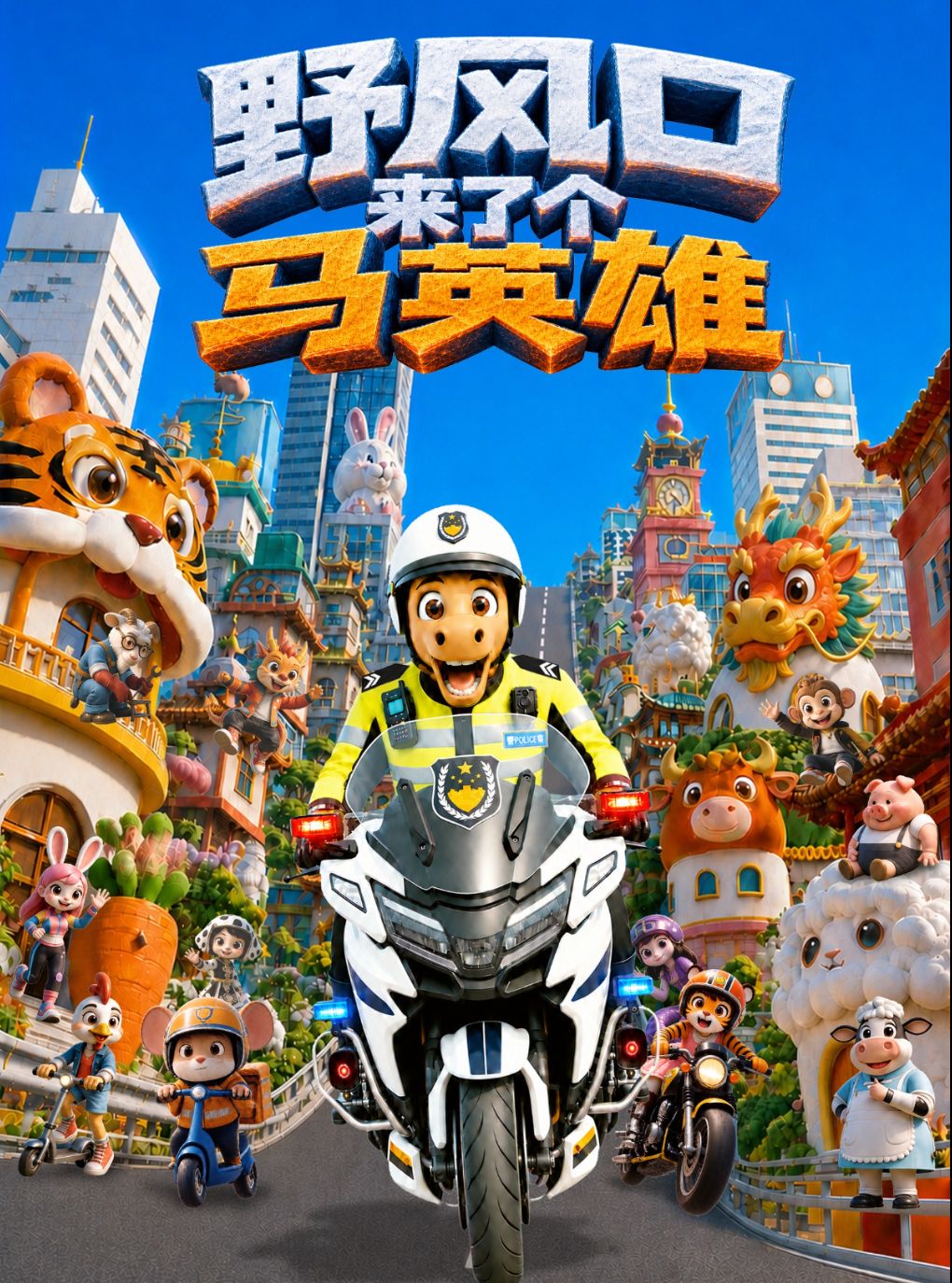 北京儿艺--儿童音乐剧《野风口来了个马英雄》