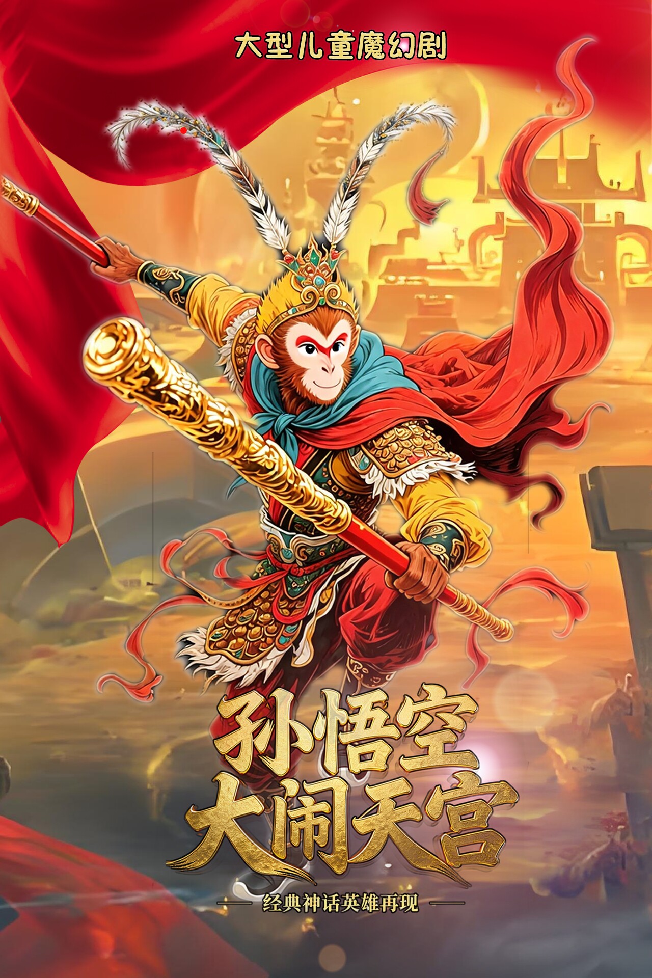正版版权大型儿童魔幻剧《大闹天宫》