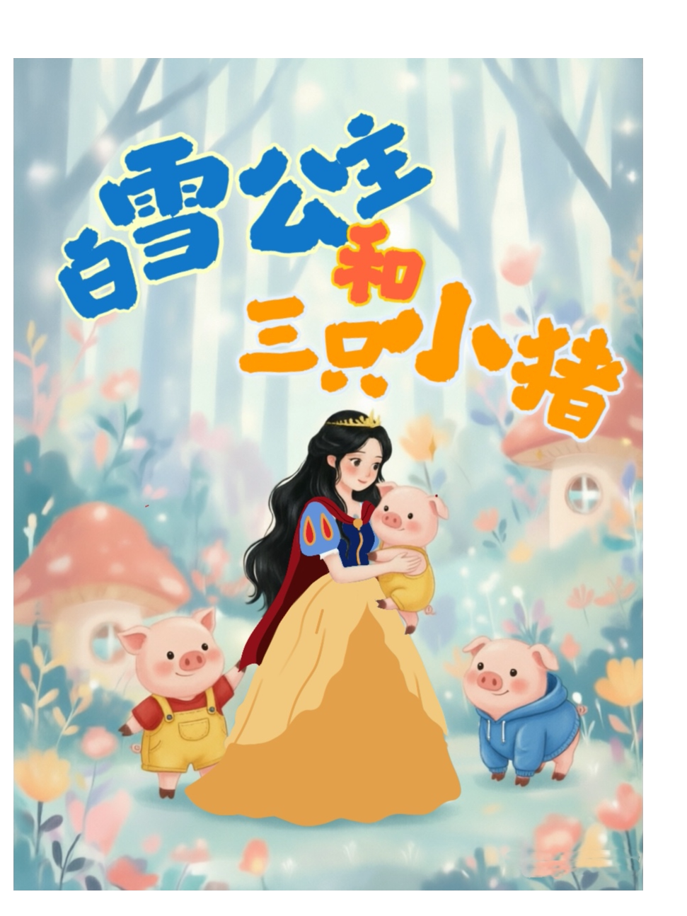 高质真人原声沉浸式互动儿童剧《白雪公主和三只小猪》