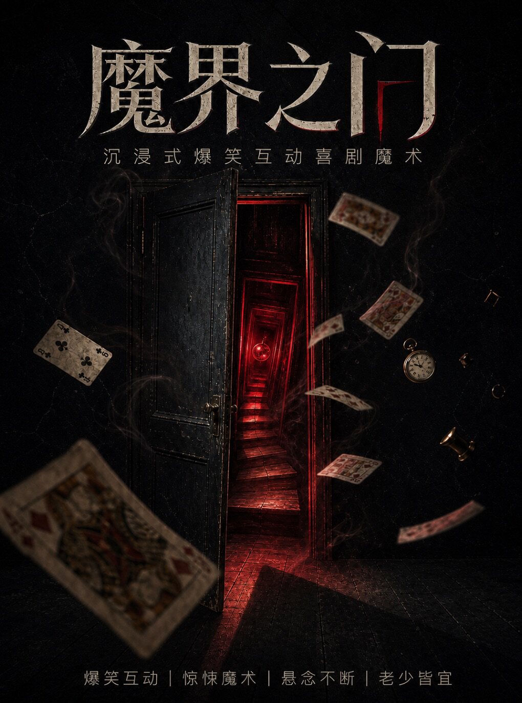 爆笑互动喜剧魔术戏剧《魔界之门》魔术戏剧