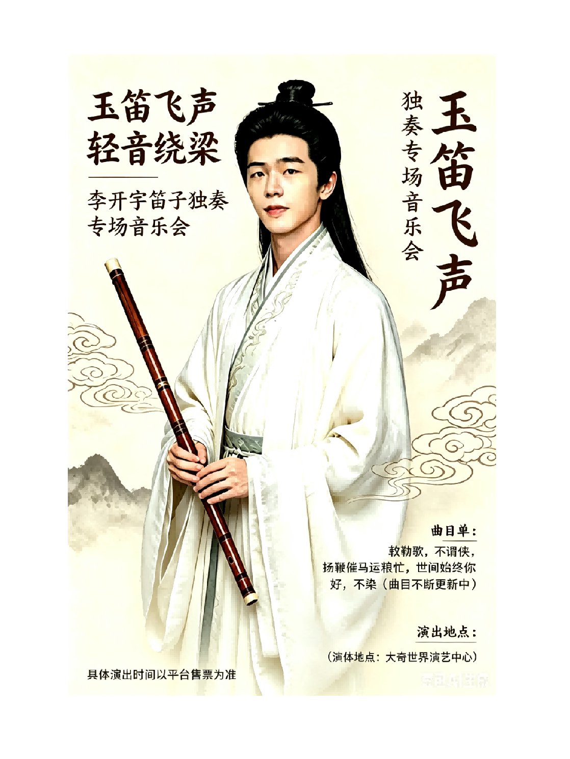 活动封面-甘乐会 玉笛飞声 李开宇笛子专场音乐会