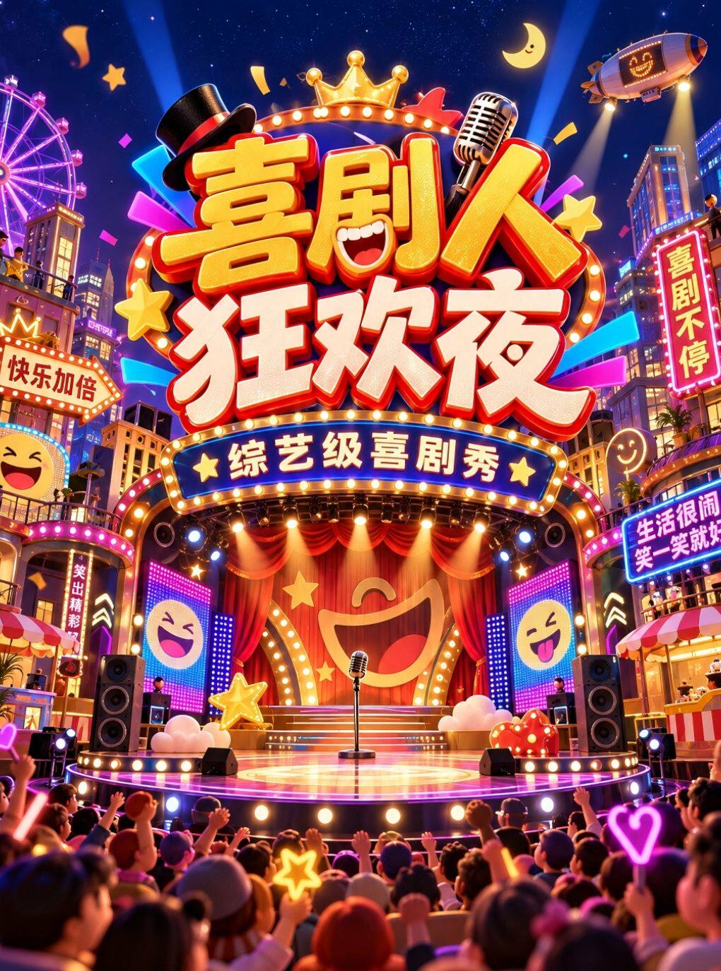 喜剧人狂欢夜线下综艺 | 《嘻湖笑 任逍遥》爆笑解压 |情侣约会| 闺蜜逛街 |网红打卡 |首选必看