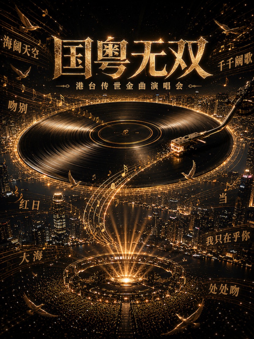 【徐州】《国粤无双》港台传世金曲演唱会 徐州站