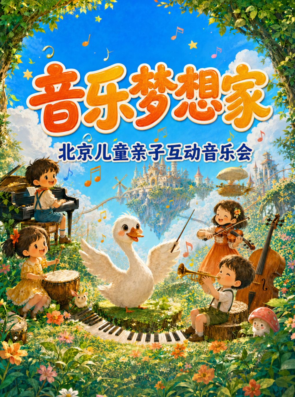 热门活动-【亲子必看】音乐梦想家-北京儿童亲子互动科普式音乐会| 哈利波特|四小天鹅|大鱼