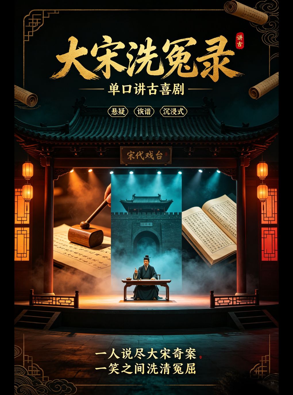 单口讲古喜剧/爆笑互动-专治emo《大宋洗冤录》国风专场/沉浸式