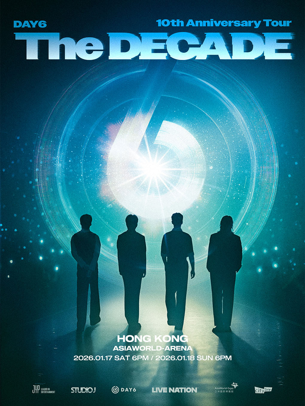 中国香港DAY6 10th Anniversary Tour ＜The DECADE＞ in HONG KONG