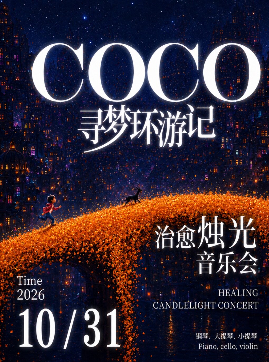 【太原】【万圣节专场】《寻梦环游记》治愈烛光音乐会