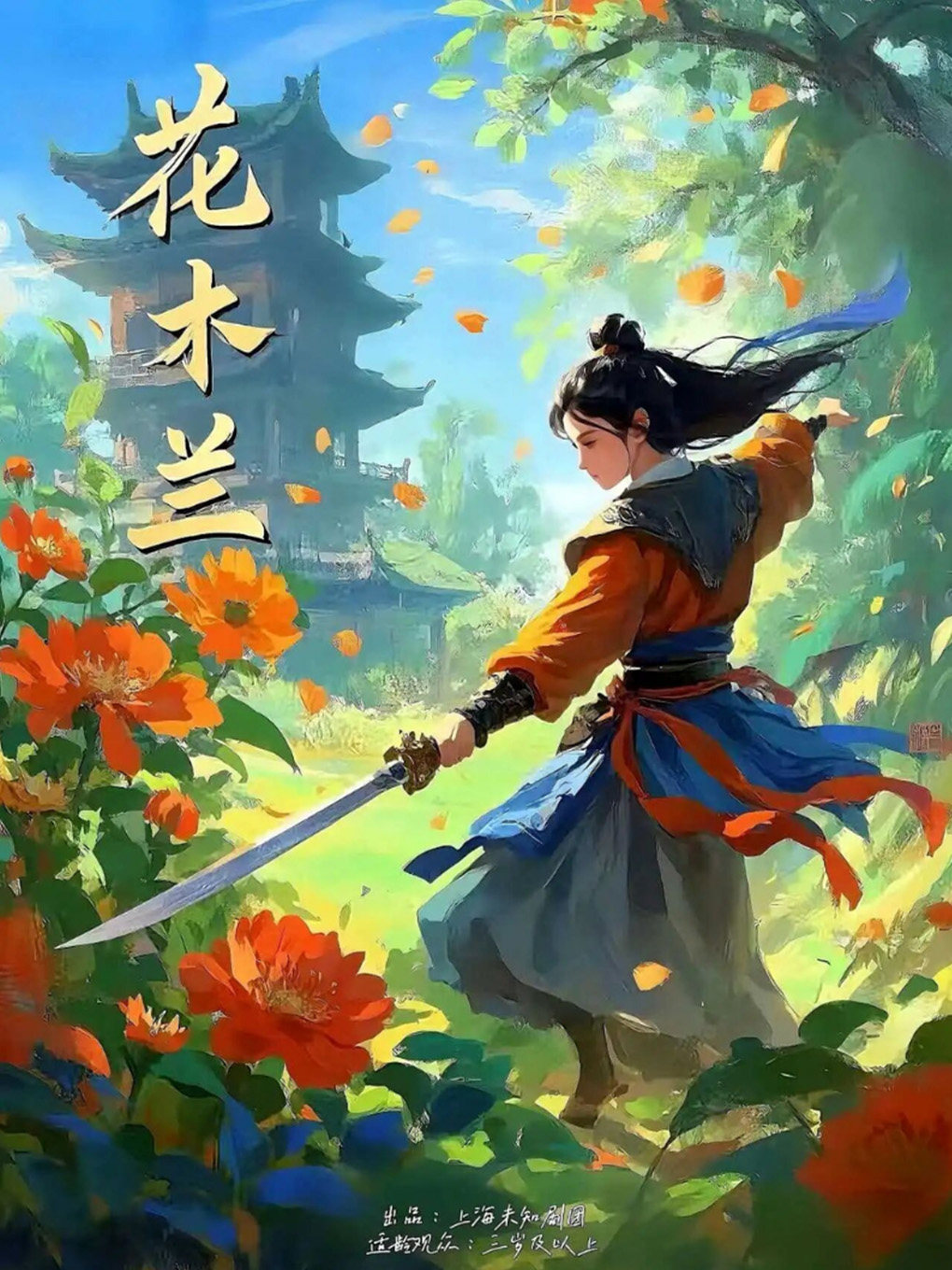 经典国风励志儿童剧《花木兰》
