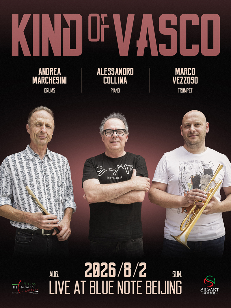 【北京】8.2 「Kind of Vasco」｜三位爵士乐手，重新定义摇滚经典