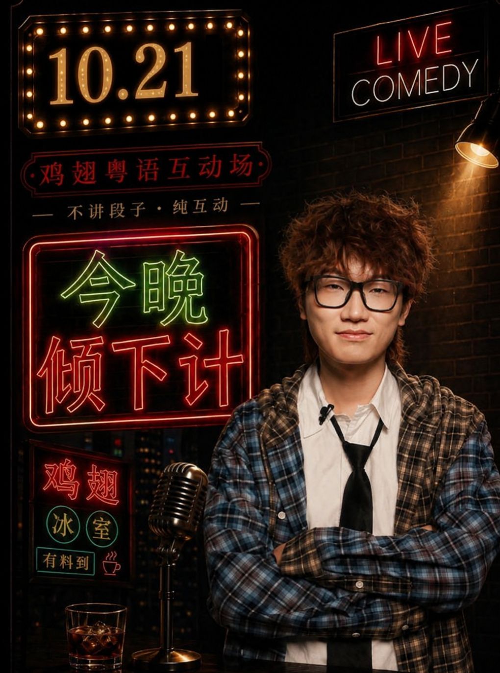1021鸡翅粤语互动秀《今晚倾下计》