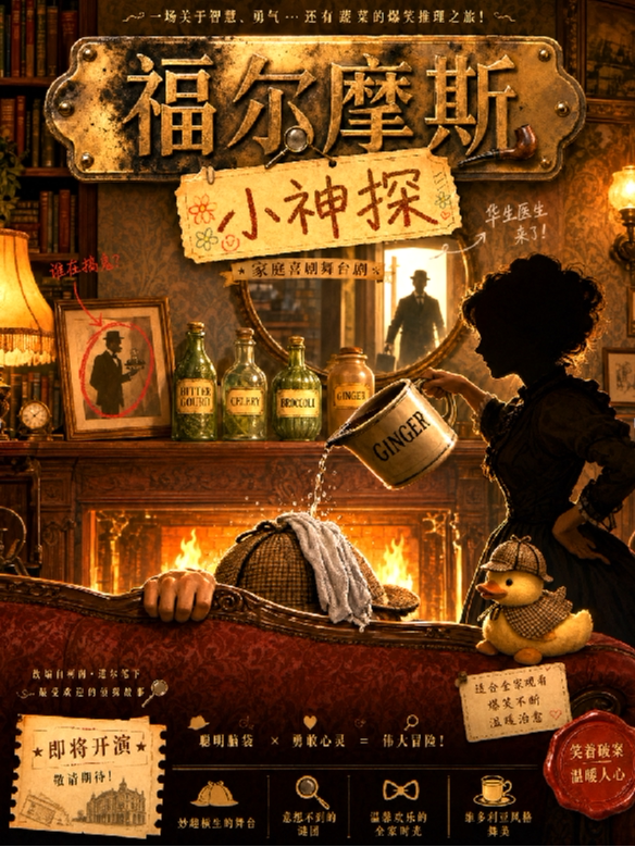 太古里遛娃新顶流！带娃做侦探《福尔摩斯小神探之…