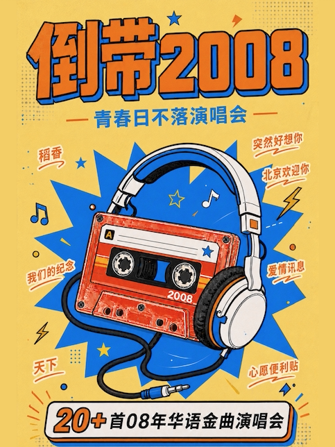 倒带2008青春日不落演唱会 再唱北京欢迎你---成都站