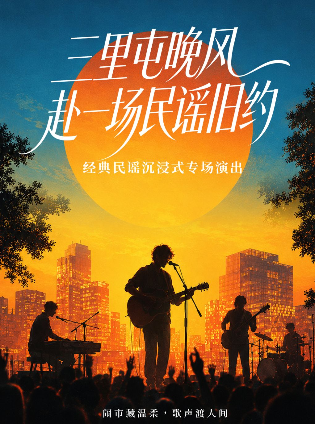 【北京】三里屯经典民谣专场沉浸式演唱会 晚风赴一场民谣旧约