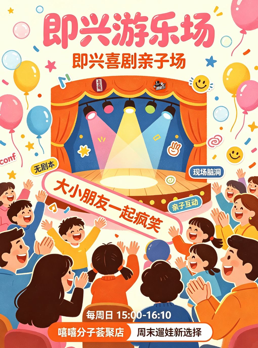 【长沙】即兴喜剧亲子场-即兴游乐场