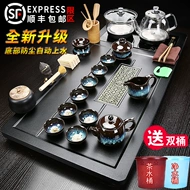 Khay trà hoàn toàn tự động có nước phía dưới, bộ ấm trà tích hợp, bàn trà phòng khách hiện đại tại nhà, bộ ấm trà văn phòng hoàn chỉnh bộ ấm trà điện bàn trà sắt sơn tĩnh điện