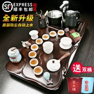 khay trà điện tử Gỗ Mun Khay Trà Gỗ Chắc Chắn Bàn Trà Kungfu Bộ Trà Hộ Gia Đình Ấm Siêu Tốc Hoàn Toàn Tự Động Tất Cả Trong Một ấm Trà Biển hướng dẫn sử dụng bàn trà điện bàn pha trà bằng điện