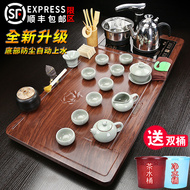 Khay trà, bàn trà, ấm đun nước hoàn toàn tự động, bộ ấm trà gốm sứ cỡ lớn tích hợp, bộ ấm trà hoàn chỉnh đơn giản cho phòng khách gia đình bộ pha trà điện bộ ấm trà điện