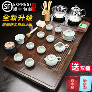 bantradien Khay trà hoàn toàn tự động đáy nước sôi ấm đun nước tích hợp bộ ấm trà gia đình hiện đại trạm pha trà bộ hoàn chỉnh của biển trà lớn bộ pha trà điện bàn uống trà điện