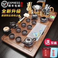 Khay trà gia đình hoàn toàn tự động, ấm đun nước, bộ trà tích hợp, bàn trà phòng khách hiện đại, bộ trà văn phòng hoàn chỉnh bàn pha trà bằng điện bộ ấm trà điện