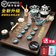 bantradien Hộ gia đình khay trà hoàn toàn tự động đáy nước sôi tích hợp phòng khách hiện đại bộ trà hoàn chỉnh bộ bàn trà lớn trà biển bếp điện bàn trà bán bàn trà điện