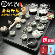 bộ bàn trà điện cao cấp Hộ gia đình nhỏ khay trà hoàn toàn tự động đáy nước sôi tích hợp phòng khách trà bộ hoàn chỉnh bàn trà trà biển bán bàn trà điện giá bàn trà điện